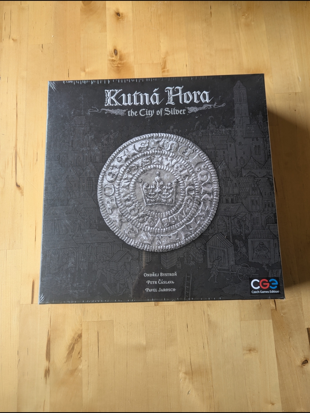Kutná Hora: The City of Silver Board Game - Black & Silver Box